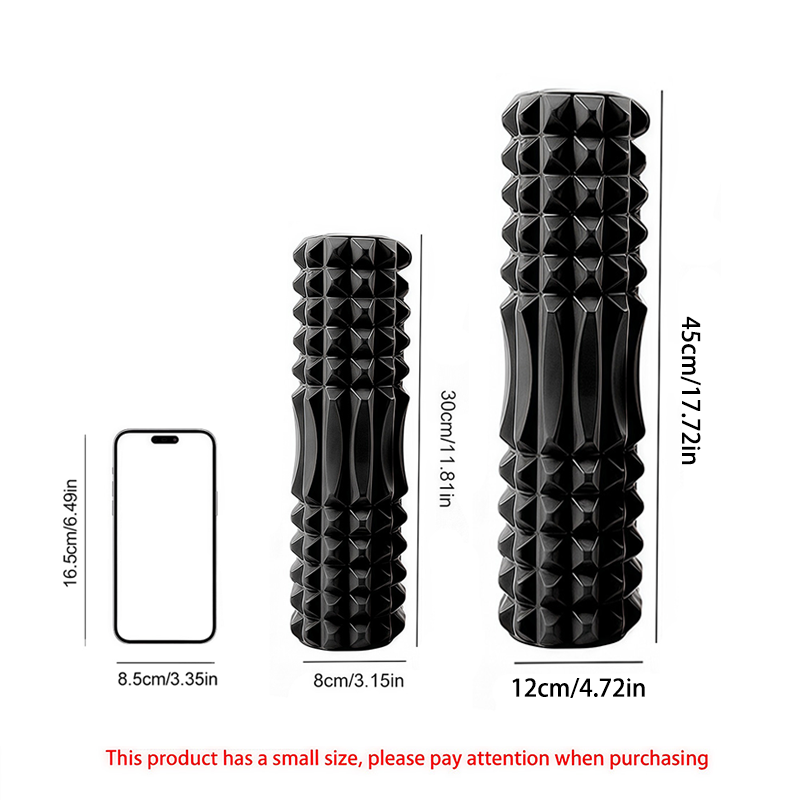 筋肉マッサージ用フォームローラー 30/45CM - 脚や腕 - Foam Roller High Density のレビューと価格