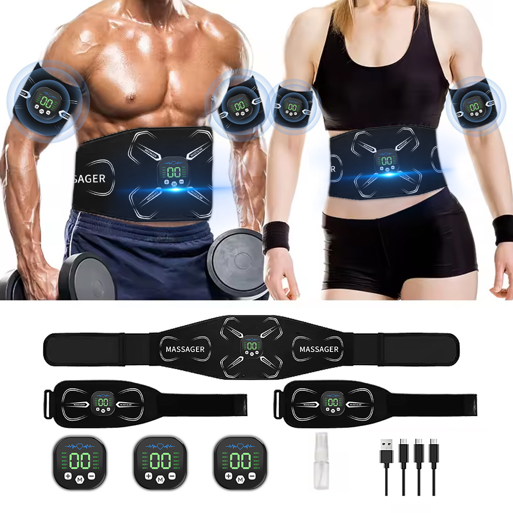 EMS 筋肉刺激装置腹部トレーナー腹筋トナー腕腹脚エクササイ - Home Gym Technogym のレビューと価格