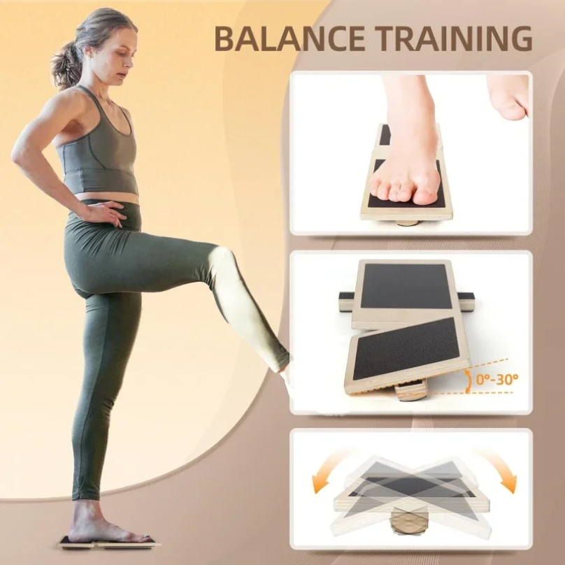 シングルフットバランスボード足首強化エクササイザー捻挫ノンス - Wobble Board Balance のレビューと価格