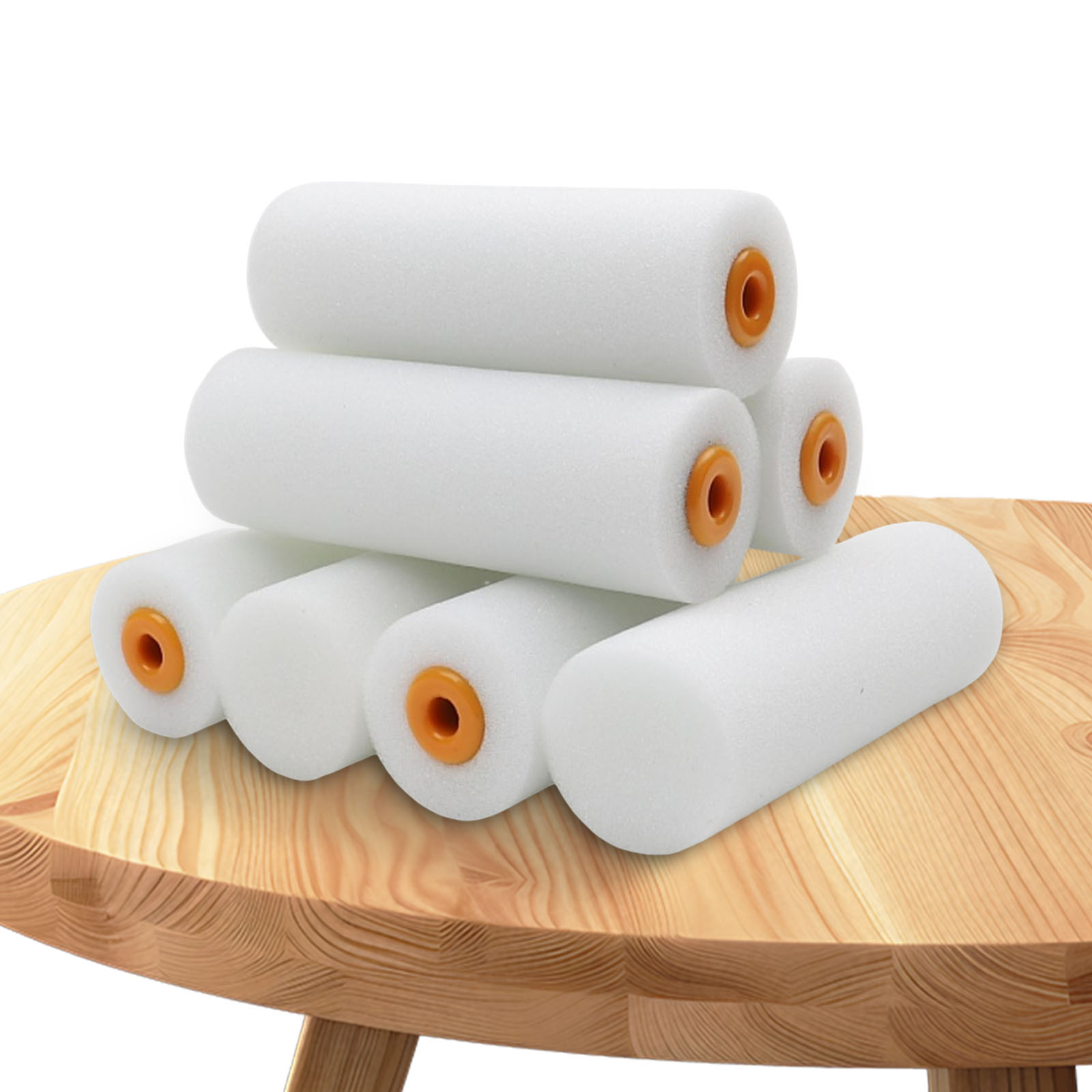 10個入りフォームペイントローラー 4インチ 再利用可能 高 - Foam Roller High Density のレビューと価格