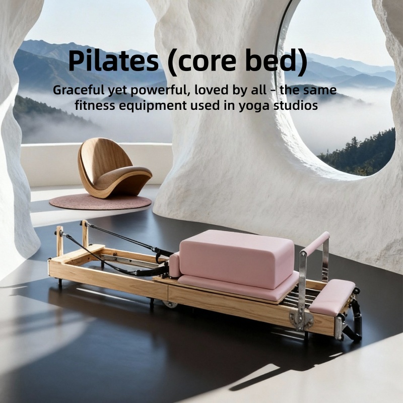 ピラティス コアベッド 折りたたみ式 ラバーウッド 大型器具 - Home Gym Custom のレビューと価格
