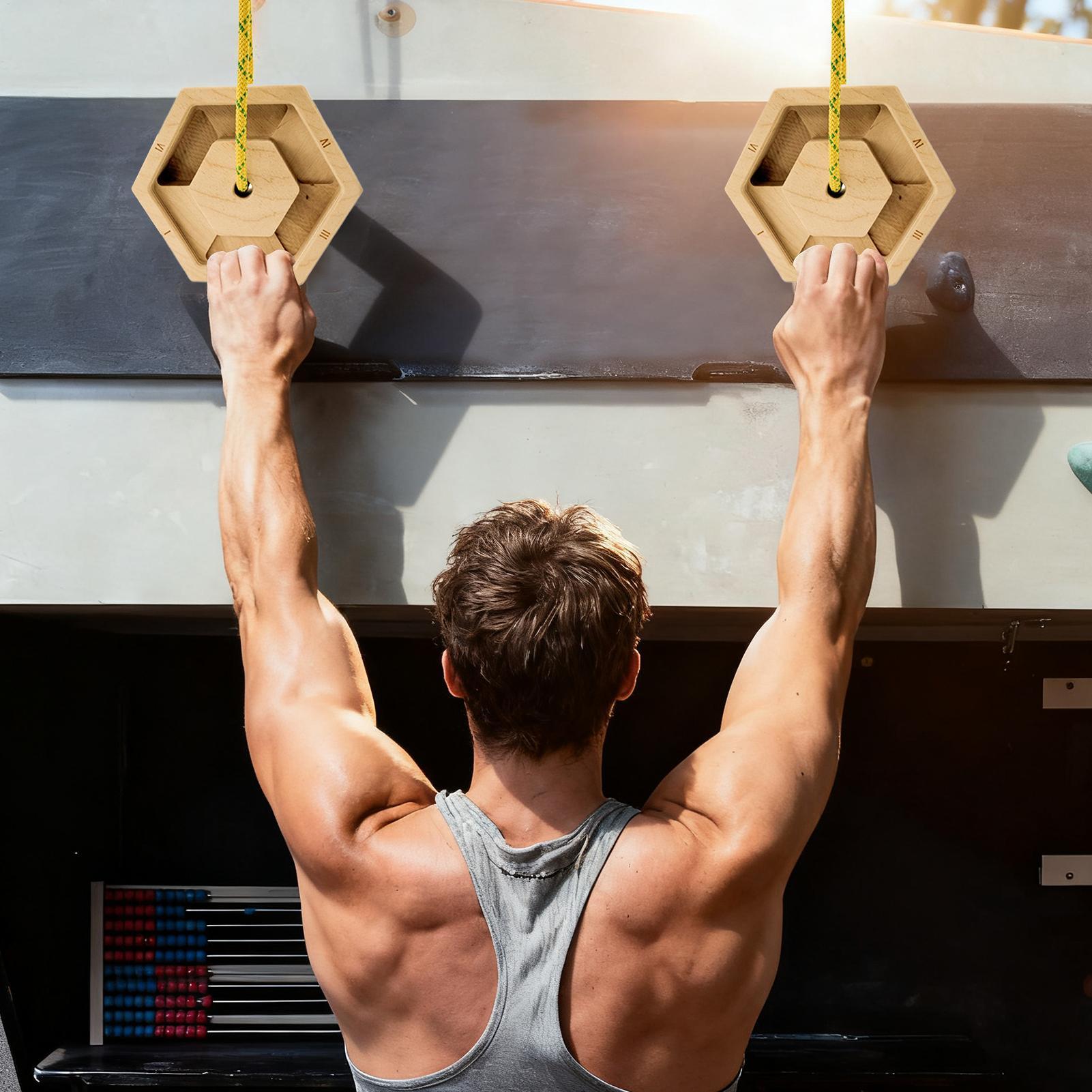 六角形木製フィンガーエクササイザー - クライミングフィット - Home Gym Practice のレビューと価格